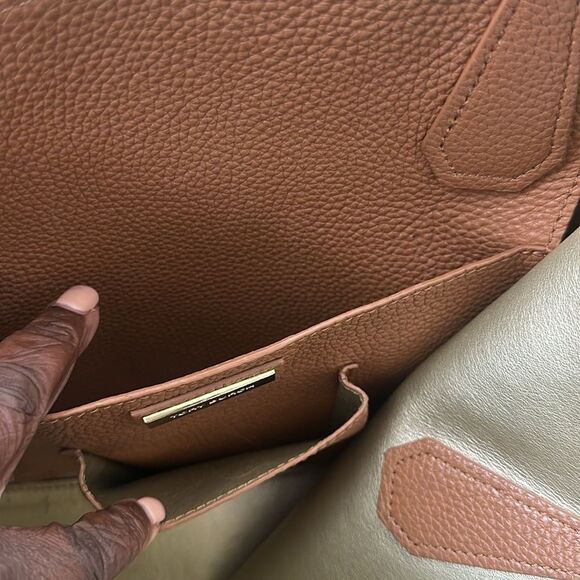 Tory Burch Camel Leather Tote Bag - Picture 7 of 9